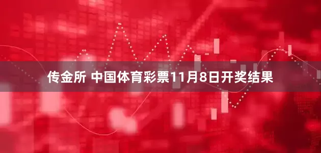 传金所 中国体育彩票11月8日开奖结果
